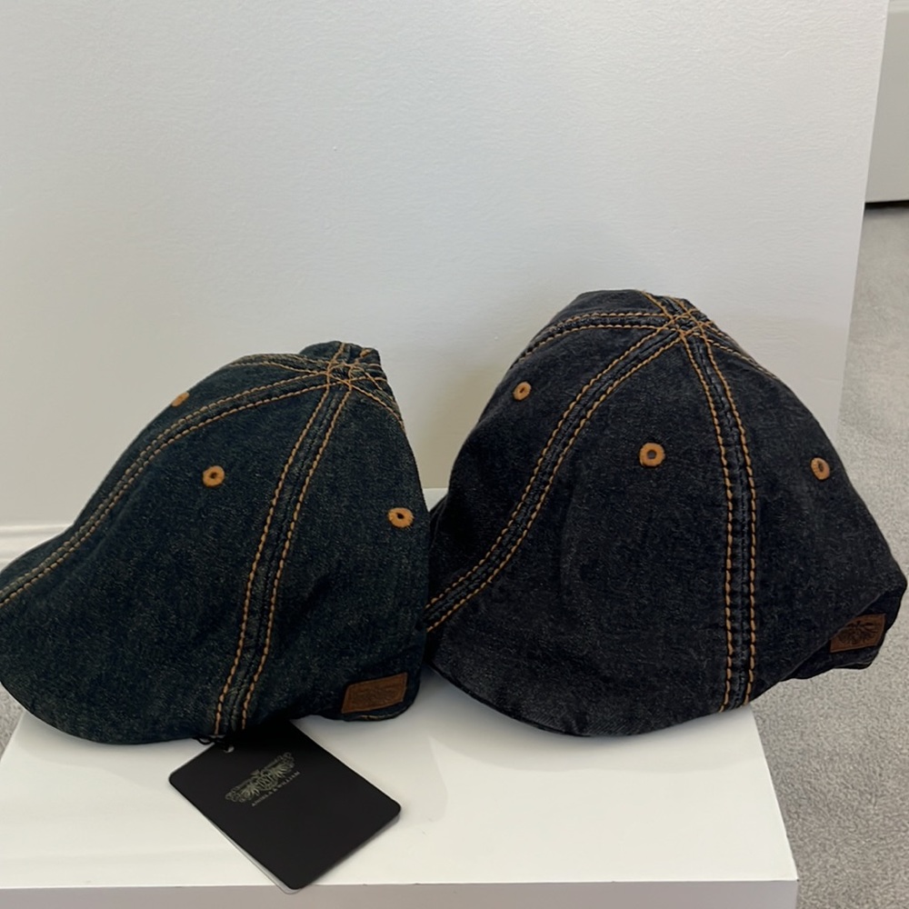 NWT / NWOT Denim Pageboy Caps